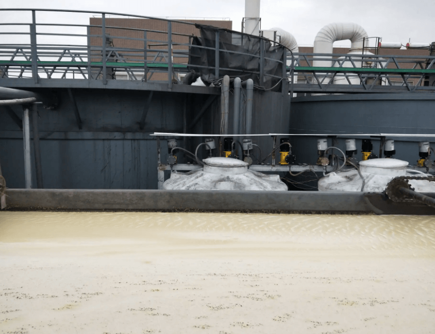 （圖：盾構泥沙清洗污水泡沫處理）