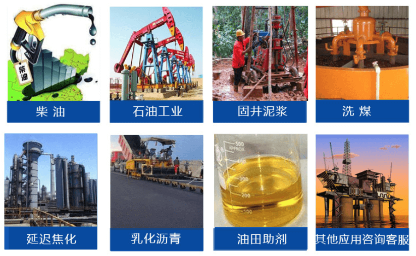 （圖：南輝選礦用消泡劑運用領域）